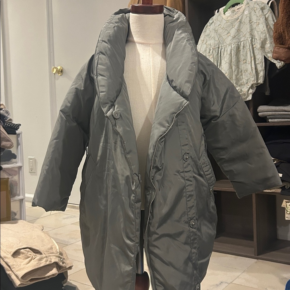 Gray Puffer Coat